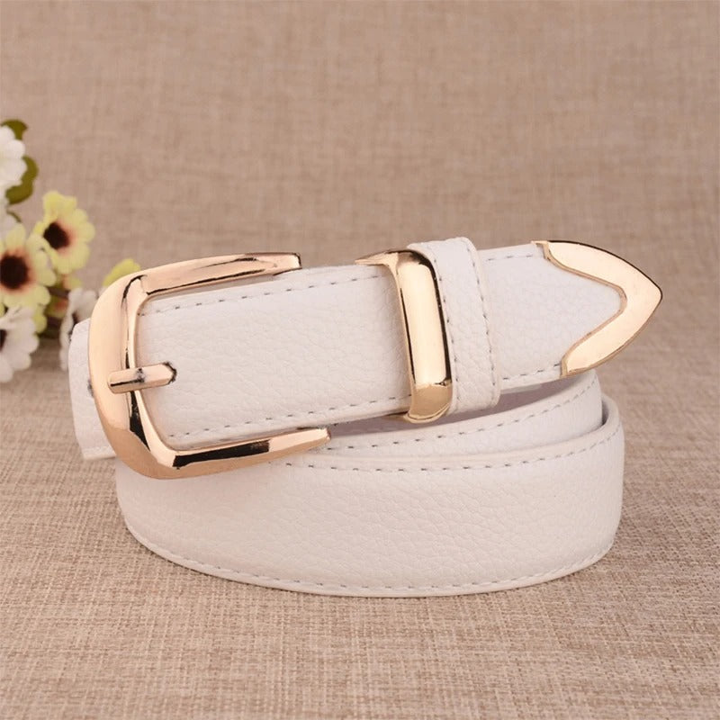 Beauden Buckle Belt With Golden Tip