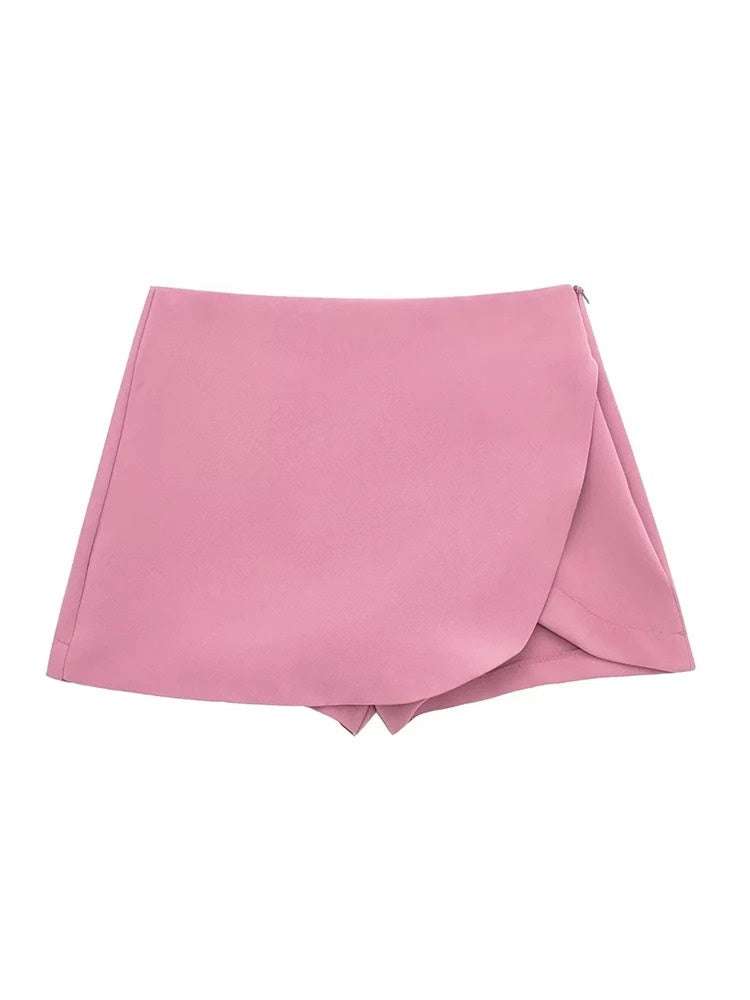 Cutest Wrap High Waist Mini Skort