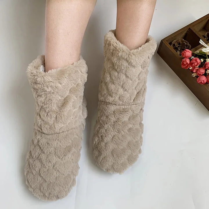 Cuddle Natural Shearling Sock Slippers