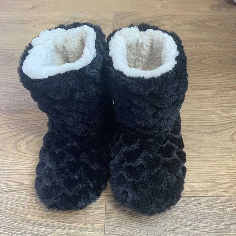 Cuddle Natural Shearling Sock Slippers