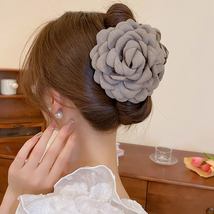 3D Rosette Claw Hair Clip