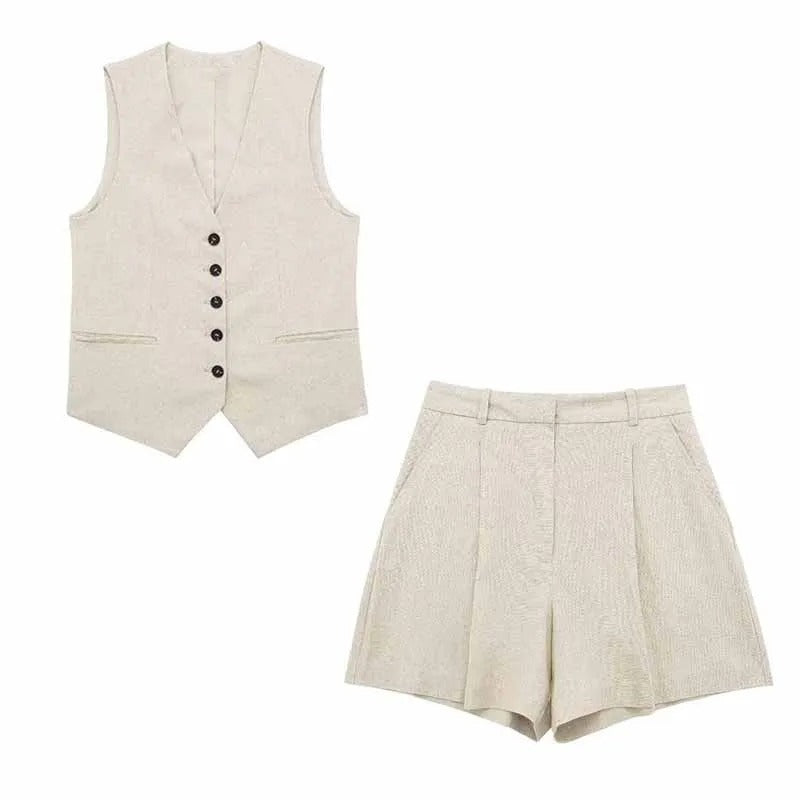 Desert Safari Vest & Shorts Set