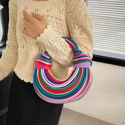 On The Go Aura Handwoven Clutch Bag