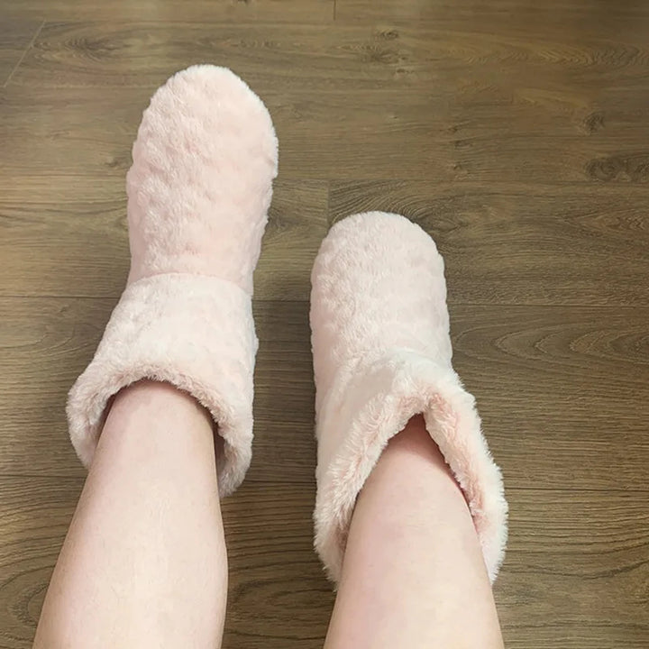 Cuddle Natural Shearling Sock Slippers