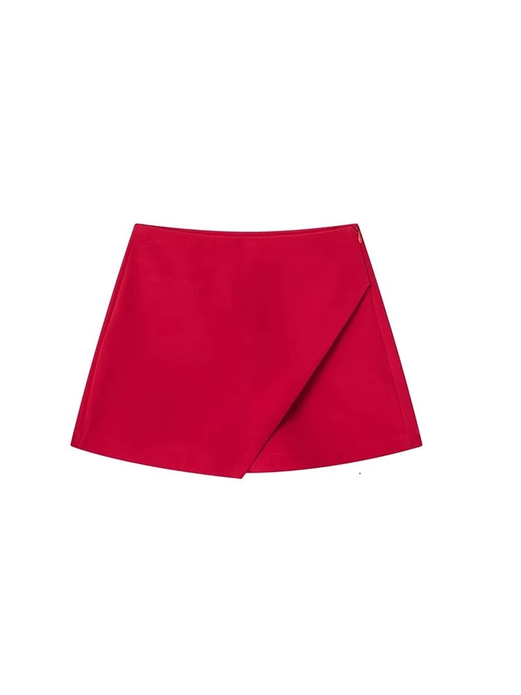 Cutest Wrap High Waist Mini Skort