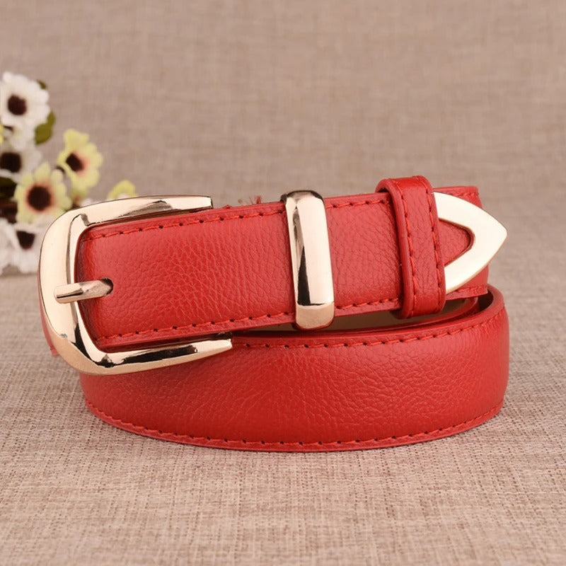 Beauden Buckle Belt With Golden Tip