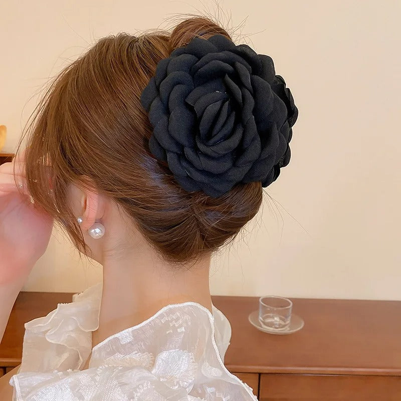 3D Rosette Claw Hair Clip