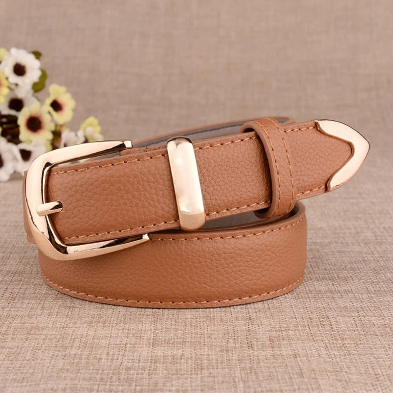 Beauden Buckle Belt With Golden Tip