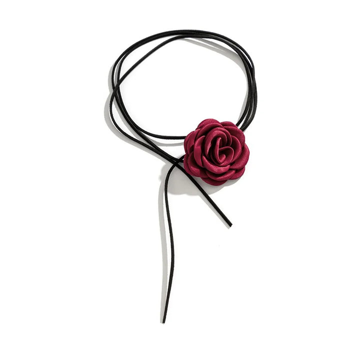 Rare Rose 3D Choker Necklace