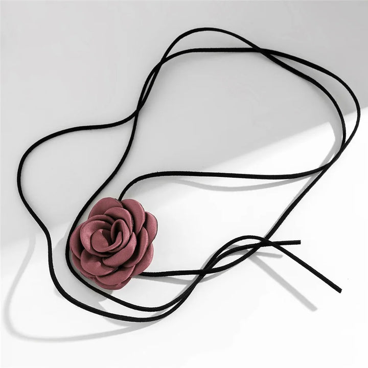 Rare Rose 3D Choker Necklace