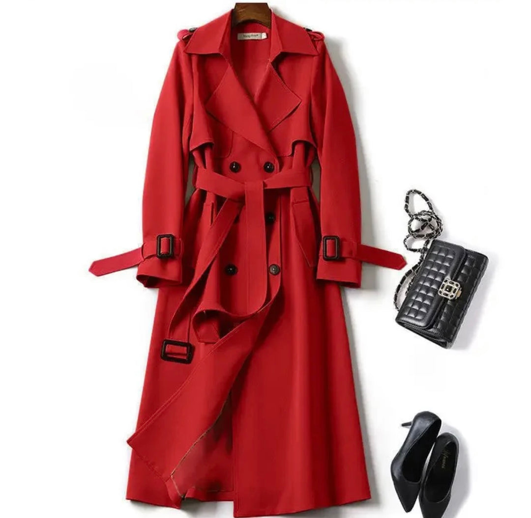 Style Storm Belted Trench Coat