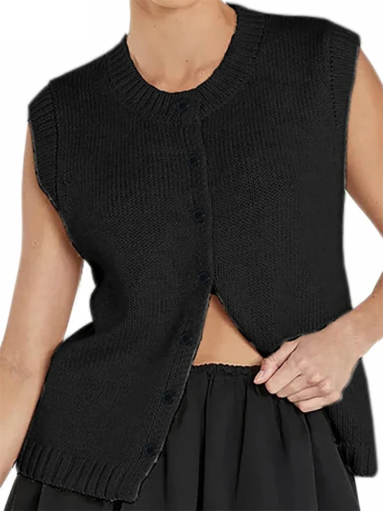 Stellar Sweetie Buttoned Sweater Vest