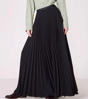 Fashionable Babe Pleated Midi Skirt