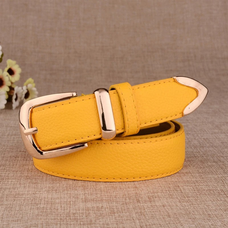 Beauden Buckle Belt With Golden Tip