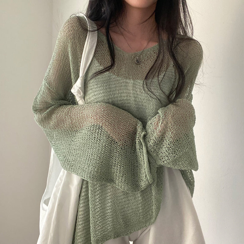 Adalia Crochet Layer-Up Pullover Top