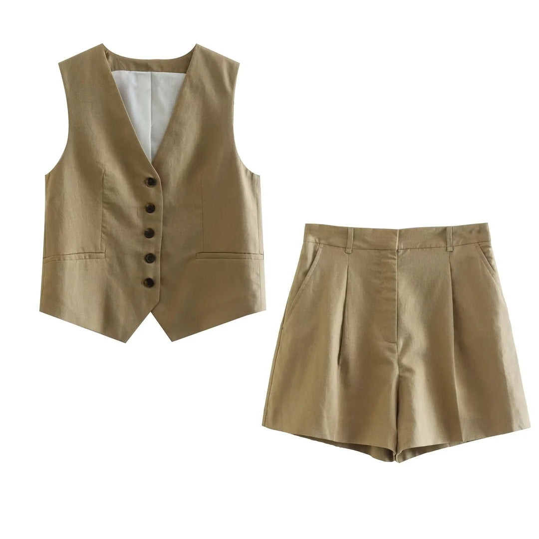 Desert Safari Vest & Shorts Set