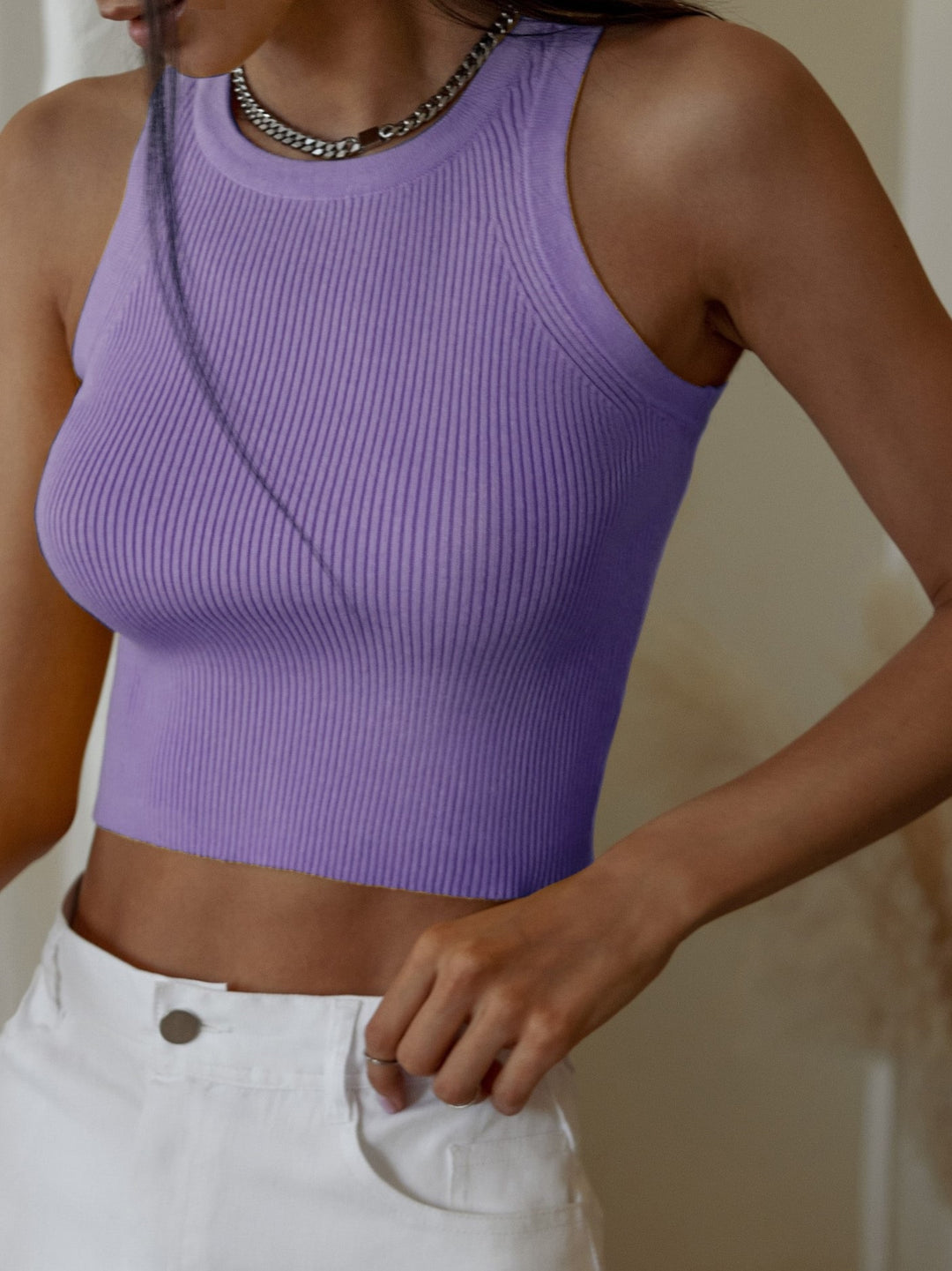 Effortless Everyday Ribbed Crop Top