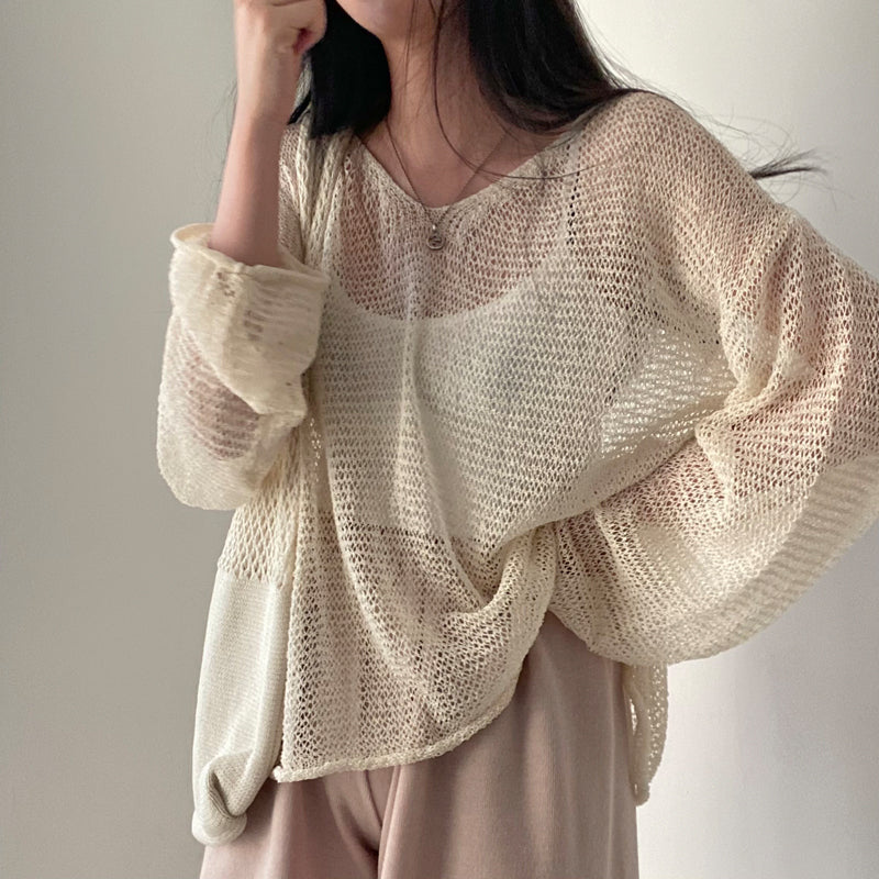 Adalia Crochet Layer-Up Pullover Top