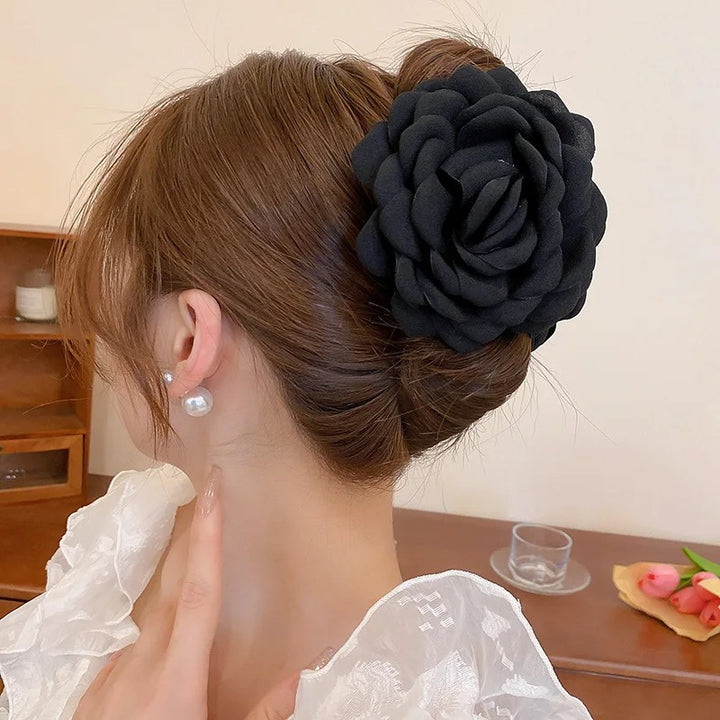 3D Rosette Claw Hair Clip