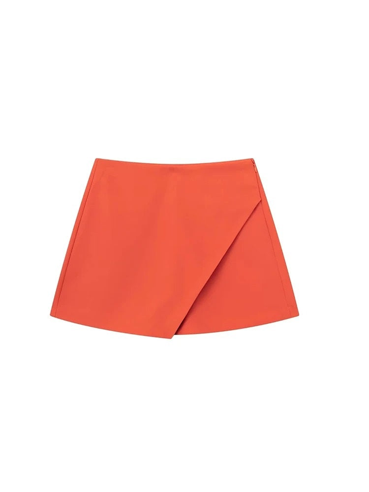 Cutest Wrap High Waist Mini Skort