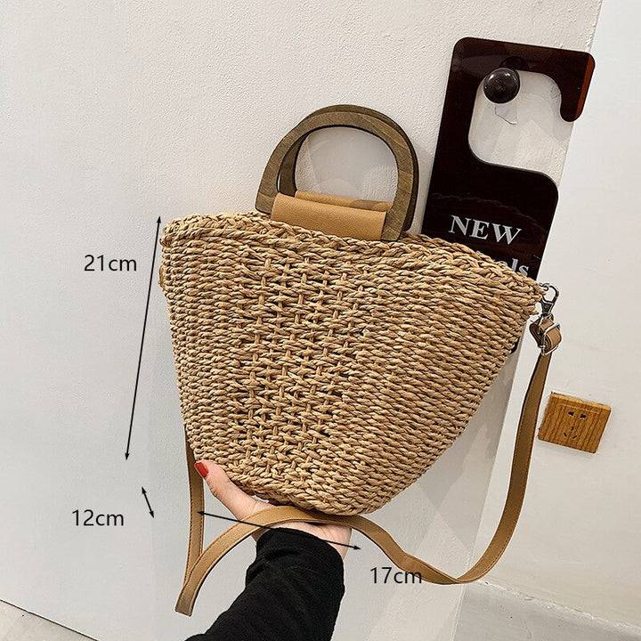 Coco Bali Woven Straw Tote Bag Bags