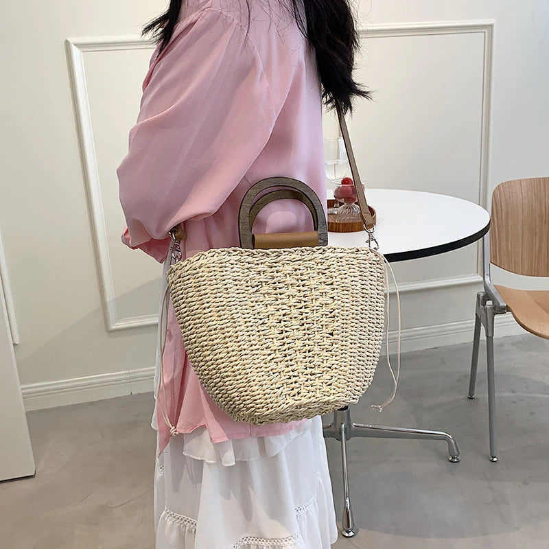 Coco Bali Woven Straw Tote Bag Bags