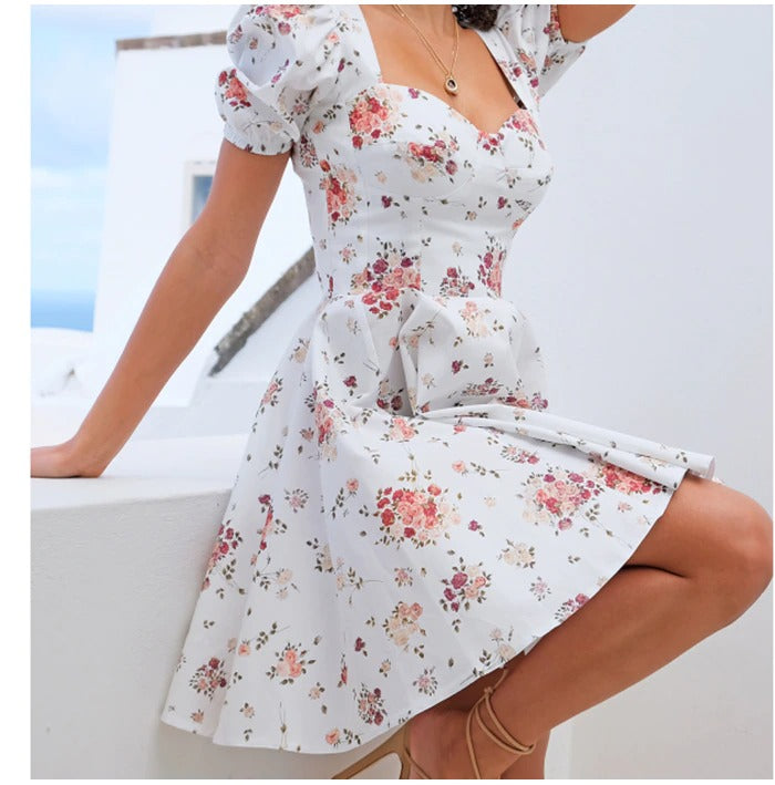 Coco Blooming Sweetheart Neckline Floral Mini Dress Coco dress