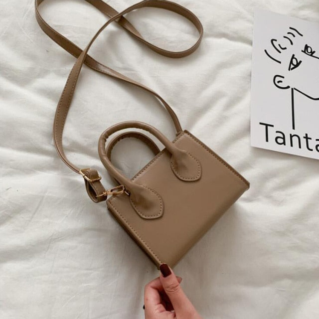 Coco Tiny Vegan Leather Crossbody Khaki