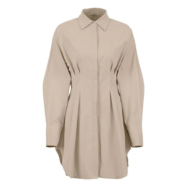 Coco Pleated Waist Shirt Dress