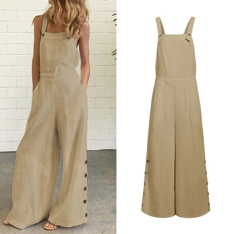 Coco Sophie overalls jumpsuit romper Khaki / S