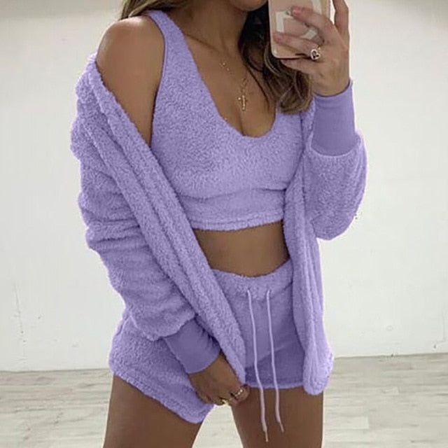 Coco GOTTA CHILL THREE PIECE SET sets Lilac / S