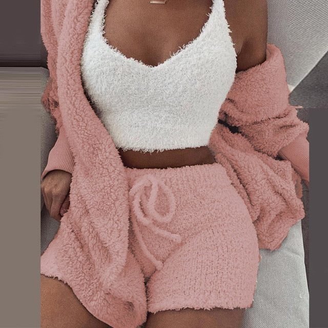 Coco GOTTA CHILL THREE PIECE SET sets Rose & Cream / S