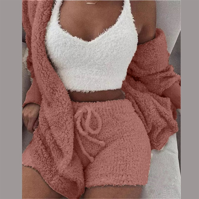 Coco GOTTA CHILL THREE PIECE SET sets Rouge & Cream / S