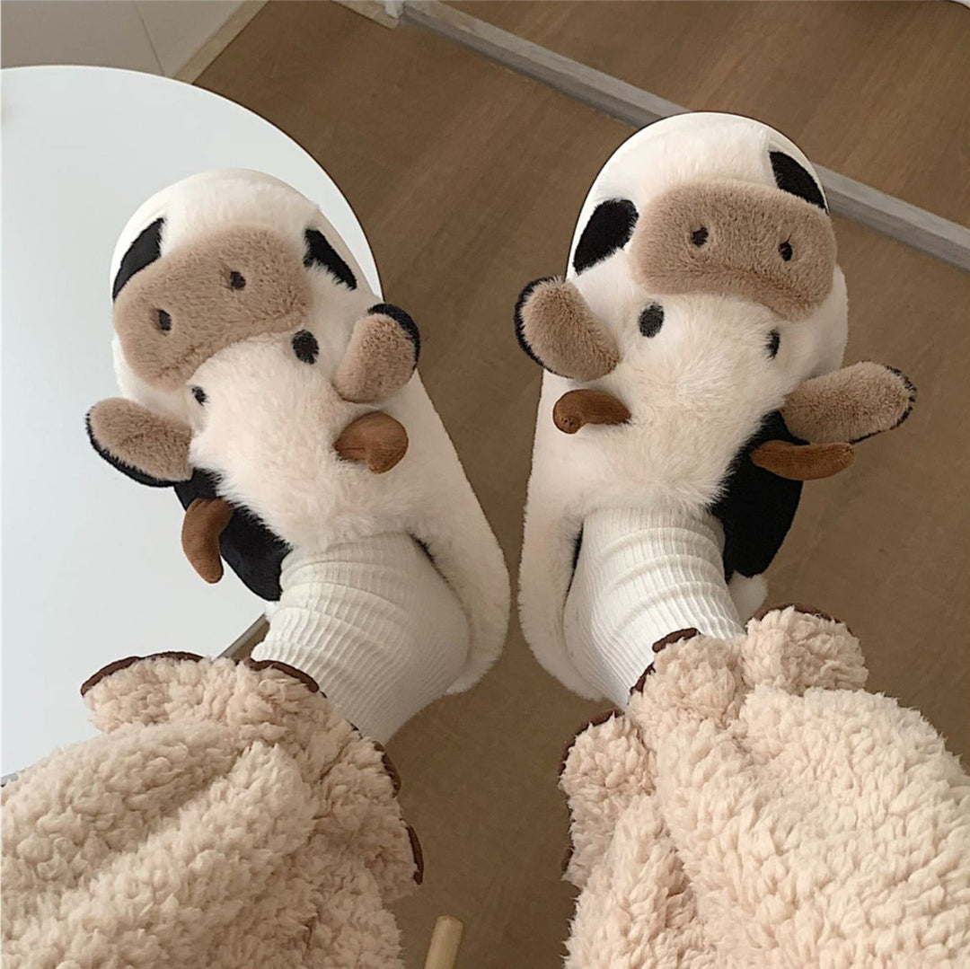 Coco The Cutest Cow Cozy Slippers slippers