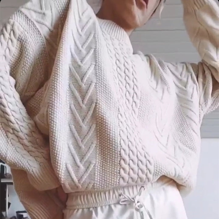 Coco Cable knit Loose Sweater Sweater