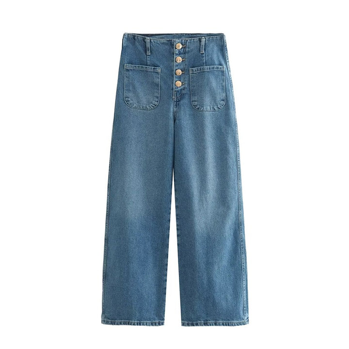 COCO Far Out High Rise Wide Leg Jeans